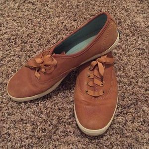 Ked’s Brown Leather Sneakers